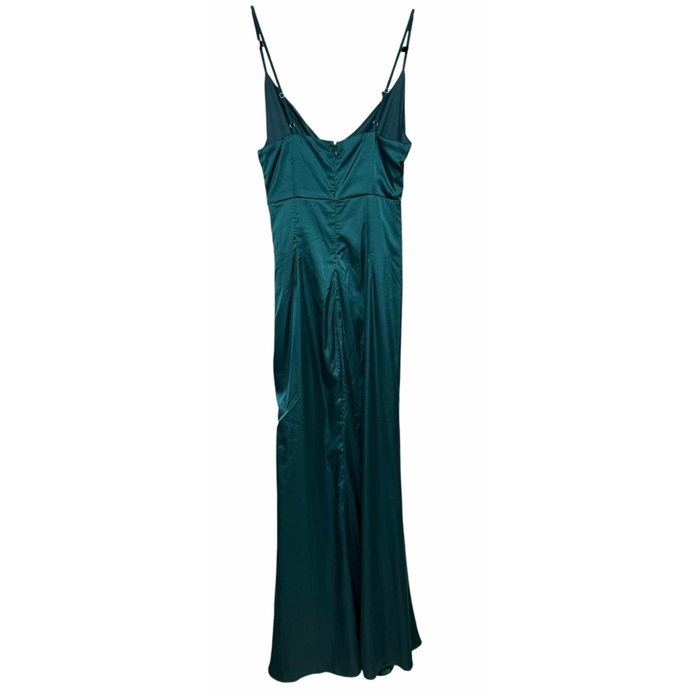 Baltic Born Monet Satin Gown Emerald Green Women's Size Small - Picture 2 of 11